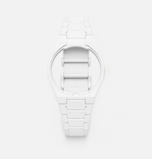 Audemars Piguet X Swatch Royal Pop Watch Band - Bioceramic White Frost