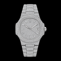 Moissanite Round Face VVS Watch
