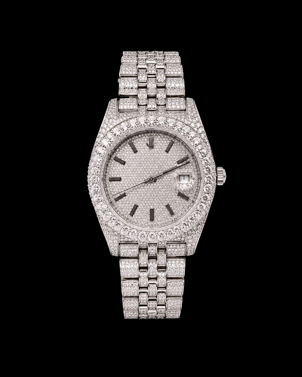 Moissanite DJ Iced Watch