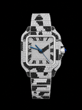 Custom Spotted Moissanite CS Watch