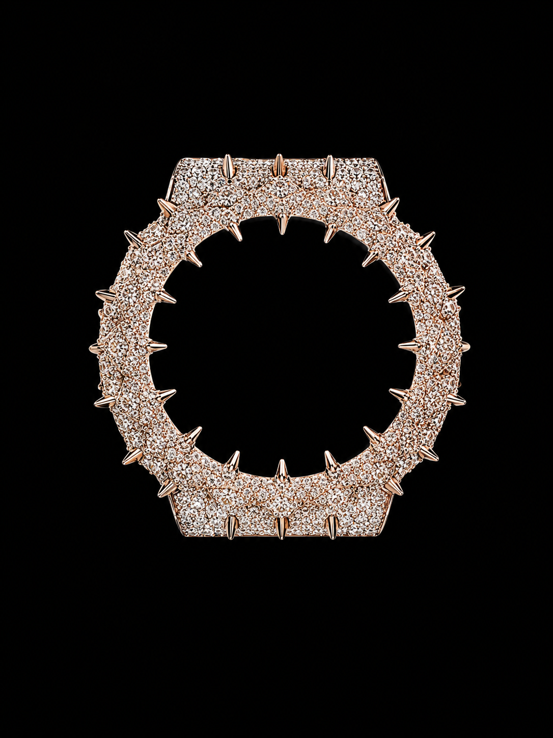 Custom Moissanite Dial