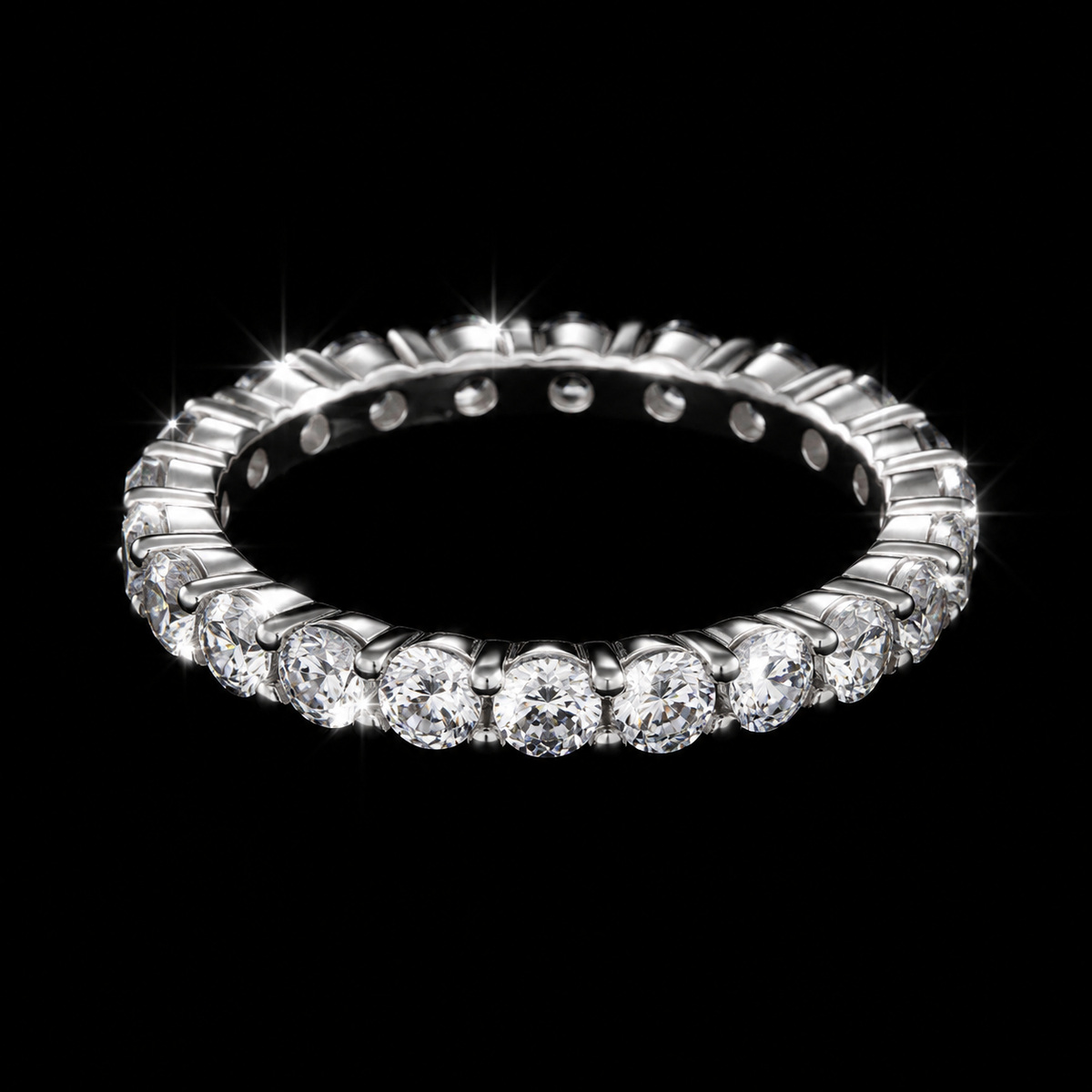 Moissanite Wedding Ring