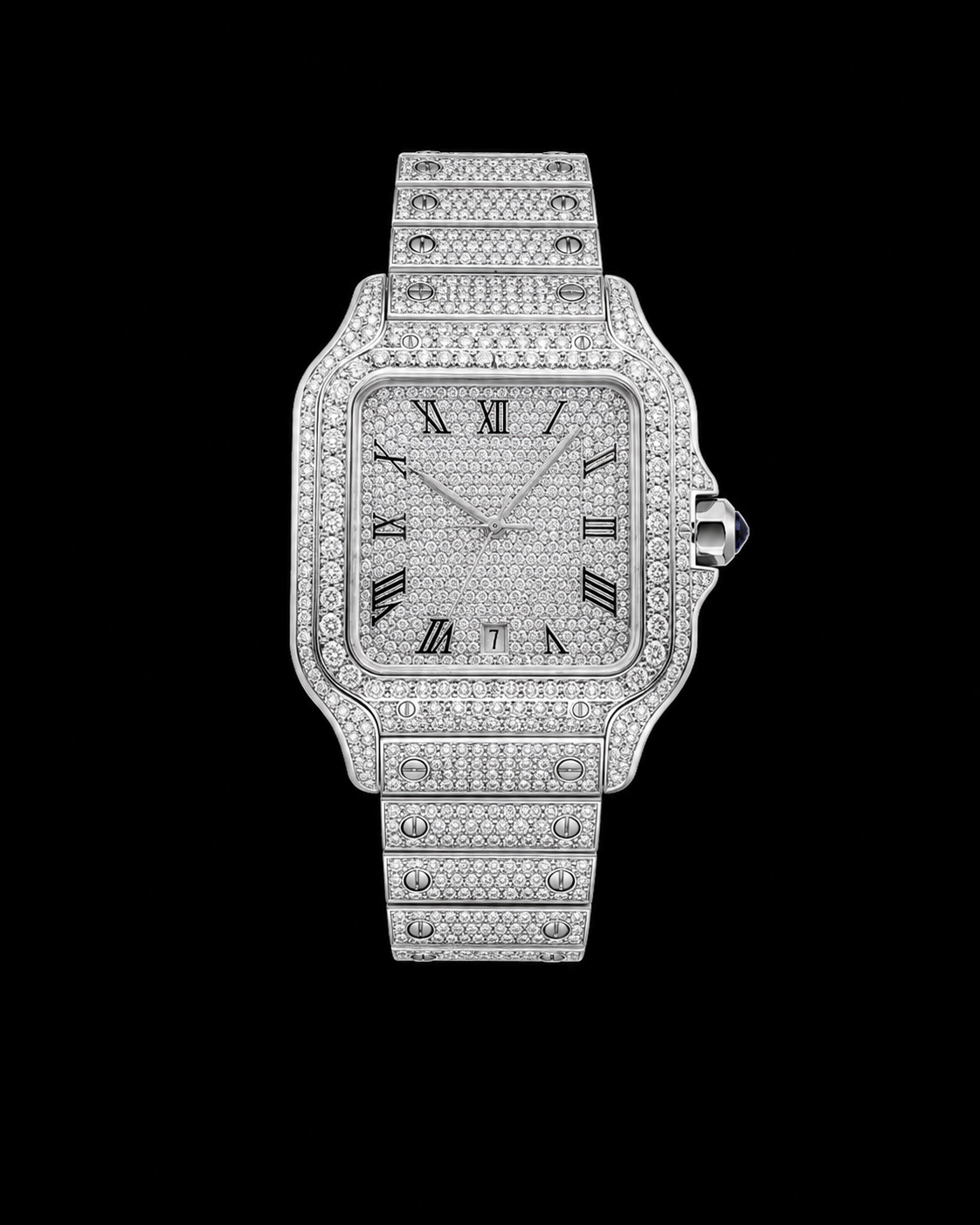 Moissanite CS Iced Watch