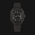 Black Moissanite CS Iced Watch