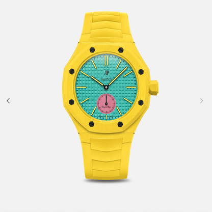 Audemars Piguet X Swatch Royal Pop Watch Band - Bioceramic Yellow
