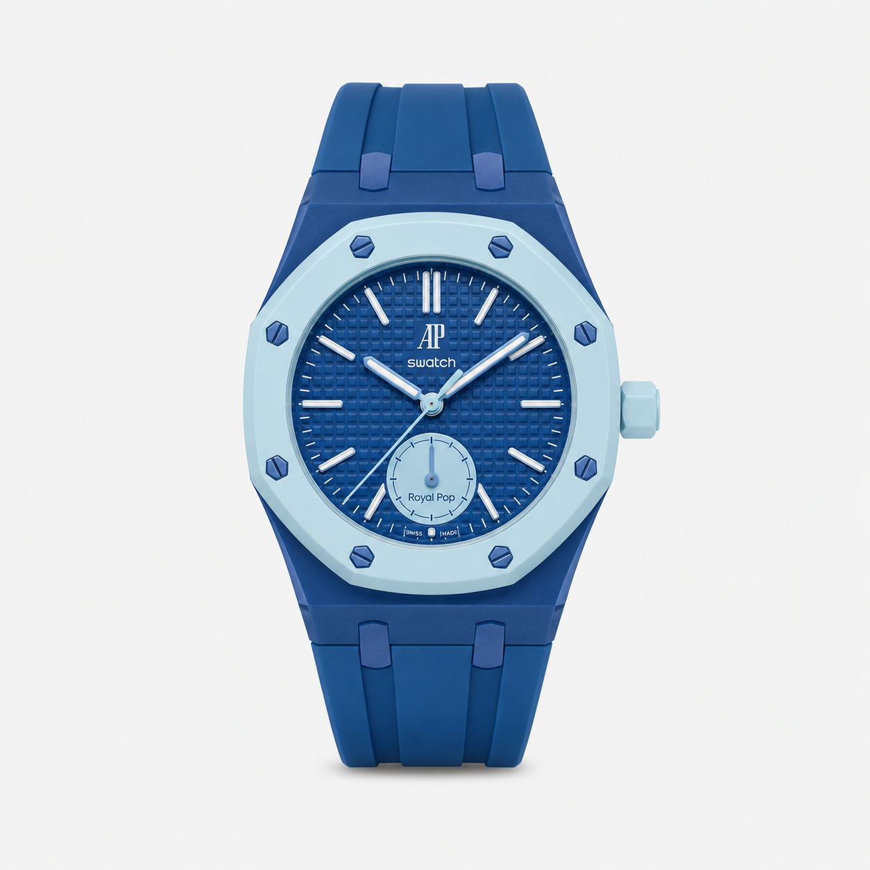 Audemars Piguet X Swatch Royal Pop Watch Band - Silicone Navy Blue