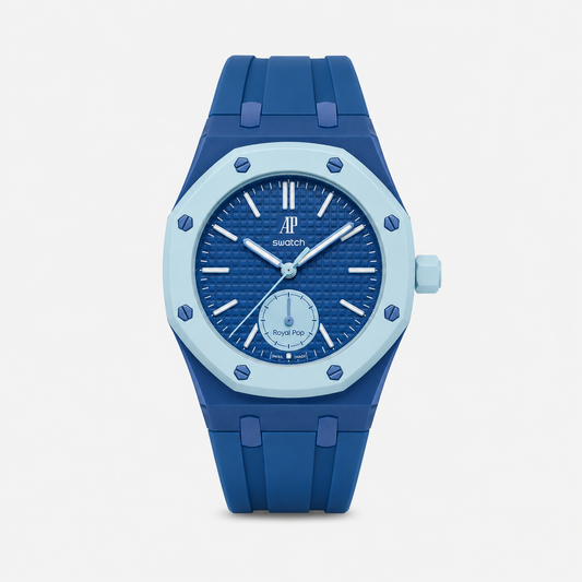 Audemars Piguet X Swatch Royal Pop Watch Band - Silicone Navy Blue