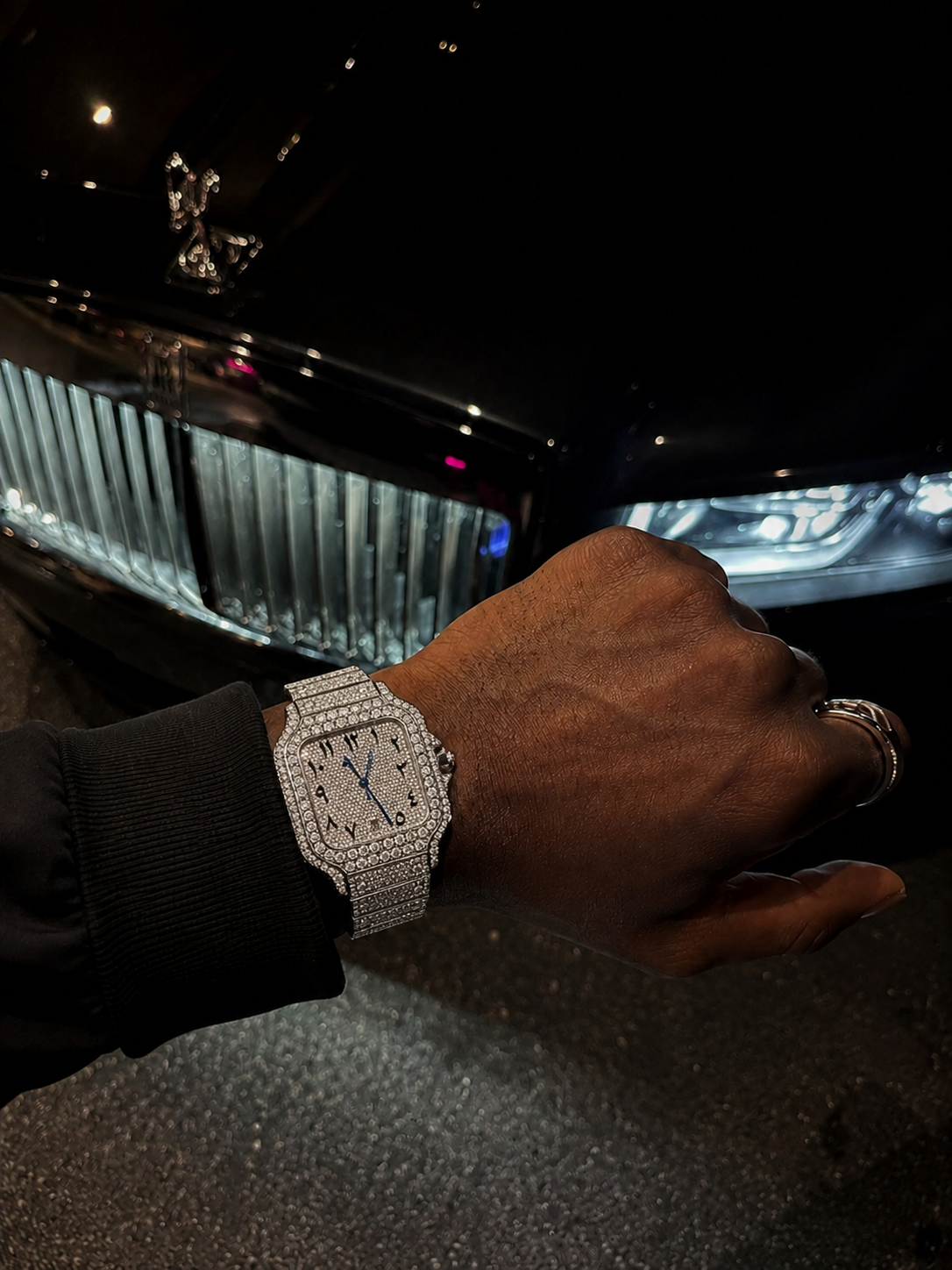 Moissanite Arabic Dial CS Watch