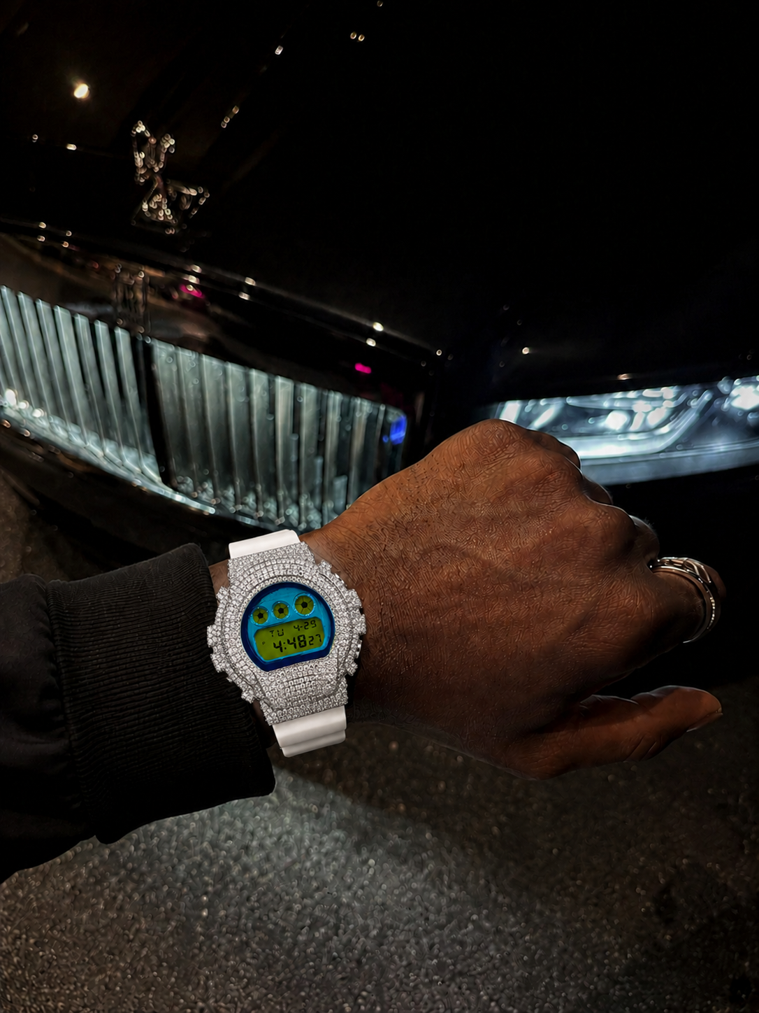 Moissanite Iced Out GS Watch