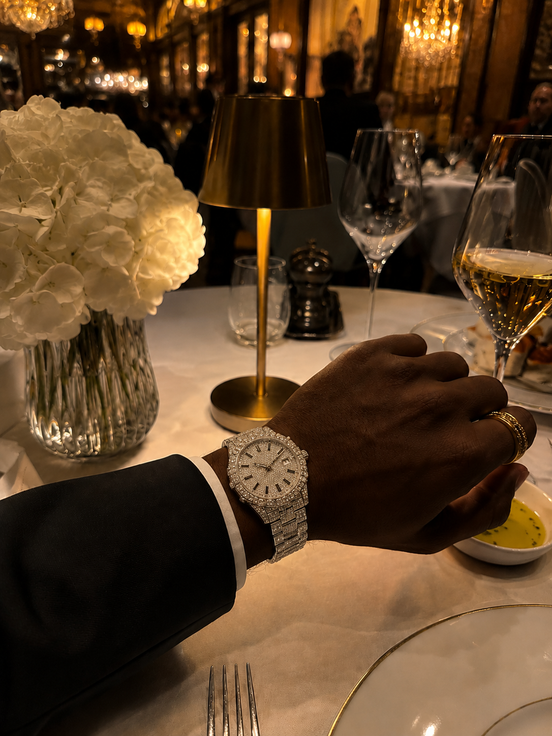 Moissanite DJ Iced Watch