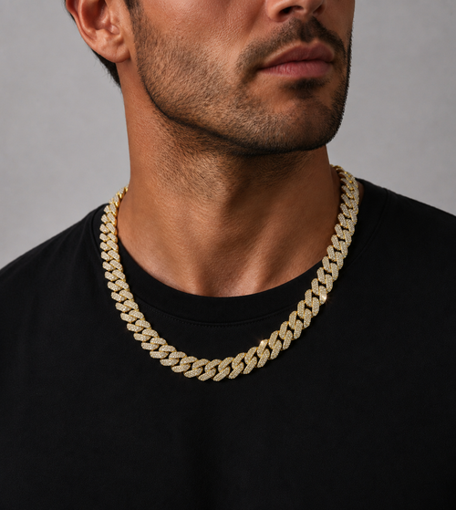 18 in Cuban Link Iced Chain