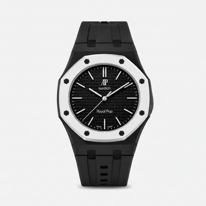 Audemars Piguet X Swatch Royal Pop Watch Band - Silicone Midnight Black